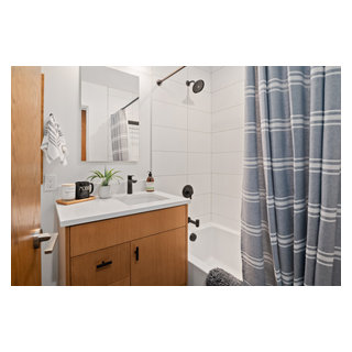 Boho Mid-Century Modern - Midcentury - Bathroom - Seattle - by Lucy ...