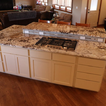 Unique Farmhouse Kitchen- Terra Nova and White Jaguar