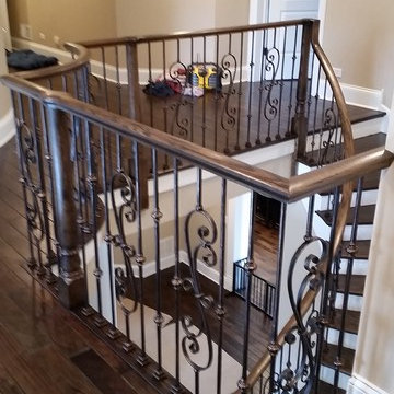 Custom iron baluster replacement