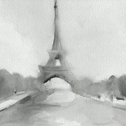 Eiffel Tower Watercolor Painting - Fine Art Prints