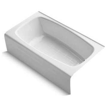 Kohler Seaforth 54" X 31" Alcove Bath with Right-Hand Drain, White