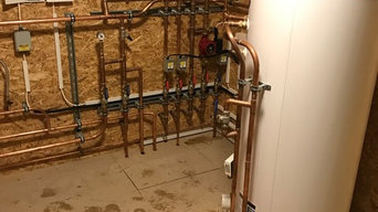 Plant Room for Air Source heat Pump Installation