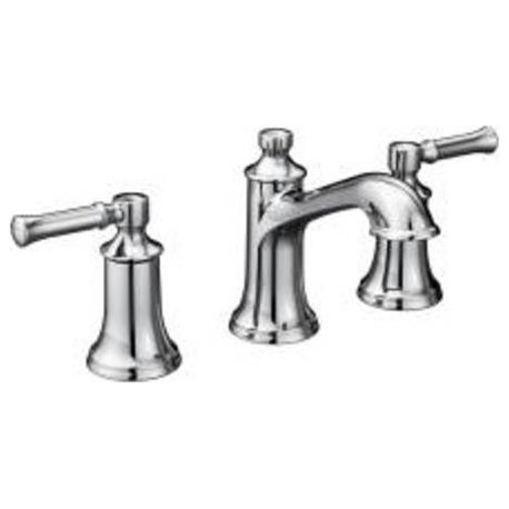 Moen T6805 Double Handle Widespread Bathroom Faucet - Chrome