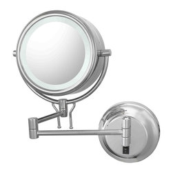 Kimball & Young 914HW Series Double-Sided Fluorescent Contemporary Wall Mirror 9 - Bath Products