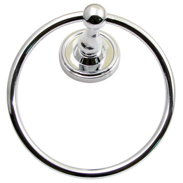 Midtown Towel Ring, Chrome