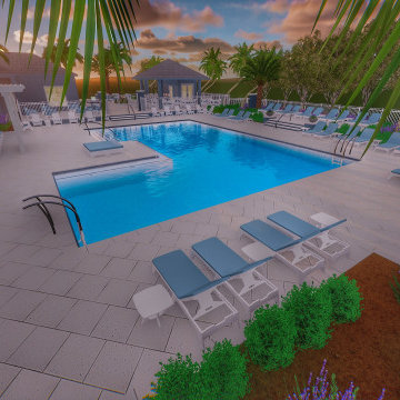Resort-Style Pool Design | Jupiter Florida