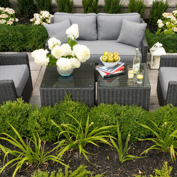 Bretton Slim love seat set - Brad's house
