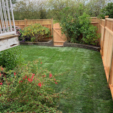 Full yard sod and fence restoration