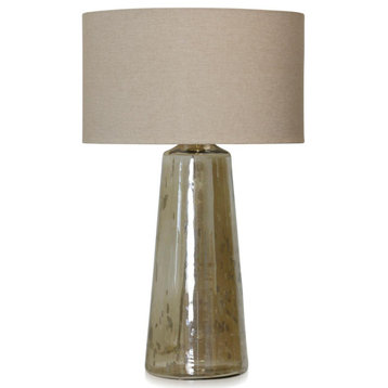 Cameron 1 Light Table Lamp, Aged Gold Luster/Beige