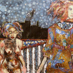 Leaving Her Behind - Paintings