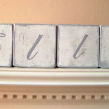 Wood Letter Blocks
