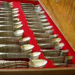 Highboy custom  fitted silverware inserts - Products
