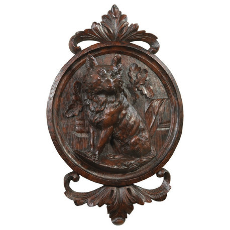 Fox Relief Wall Plaque