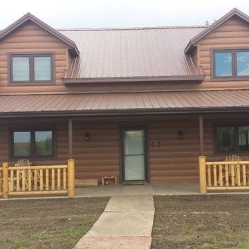 Stanley, North Dakota New Cedar Log Home