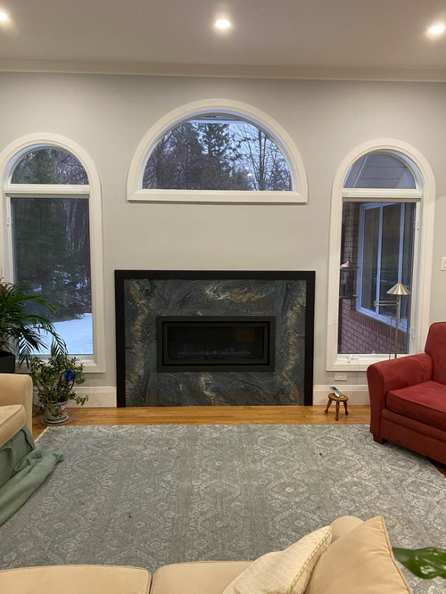 Proportions of fireplace, surround and mouldings