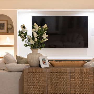Luxury Basement Remodel with Custom Bar, Wine Display & Wellness Retreat