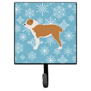 Winter Snowflake Central Asian Shepherd Dog Leash Or Key Holder Bb3528Sh4