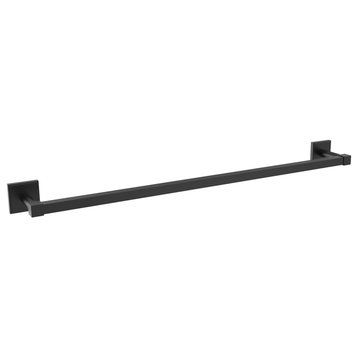 Appoint Traditional Towel Bar, Matte Black, 24" Center-to-Center
