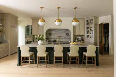 Inspiration for a transitional kitchen remodel in Other
