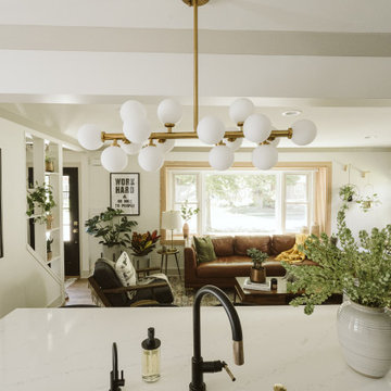 Auburn + Grace Kitchen/Dining/Living Space