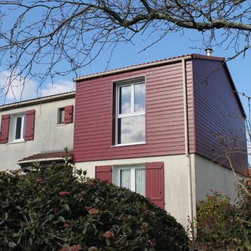 Réalisation d'une surélévation en ossature bois à (Vertou)