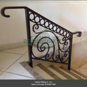 Interior Railings Custom Made by Isaac's Ironworks