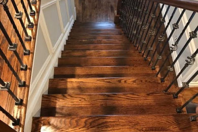 Inspiration for a staircase remodel in Newark