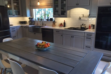 Transitional kitchen photo in Other