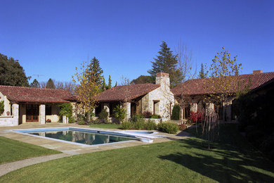 Inspiration for a mediterranean pool in San Francisco.