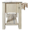 Montana Woodworks Homestead Wood Console Table with 2 Drawers in Natural