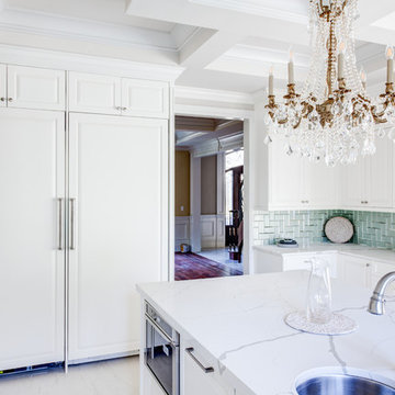 Stylish White Traditional Kitchen
