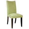 Standard Furniture La Jolla Parson's Chair in Green Velvet (Set of 2)