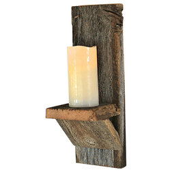 Rustic Candleholders by Grindstone Design
