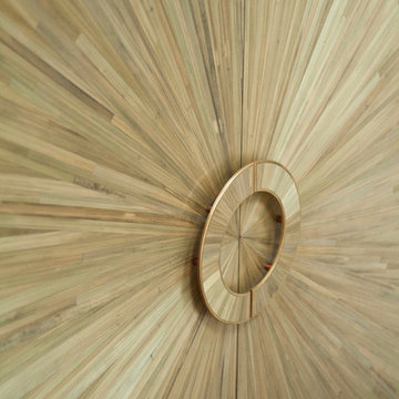 Straw Marquetry door