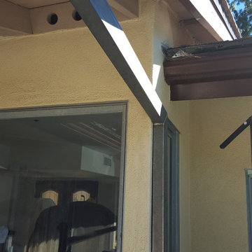Soldered Steel Downspouts in La Cresenta