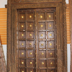 Rustic Zen Garden Doors - Front Doors