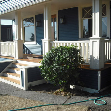 Historic Home Front Porch Seattle By Westbrook Restorations 206 954 4054