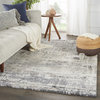 Vibe by Jaipur Living Benton Abstract Area Rug, Gray/Ivory, 3'x10'