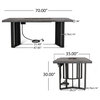 Jett Outdoor 40,000 BTU Fire Pit Dining Table With Tank Holder