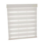 Cordless Celestial Sheer Double Layered Shade, 34"x72", White