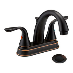 Designers Impressions - Oil Rubbed Bronze Lavatory Vanity Faucet - Bathroom Sink Faucets