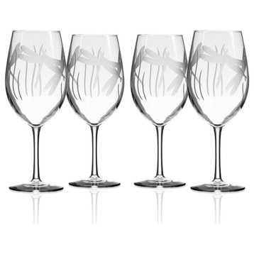 Dragonfly All Purpose Wine Glass, 18 Oz., Set of 4 Glasses