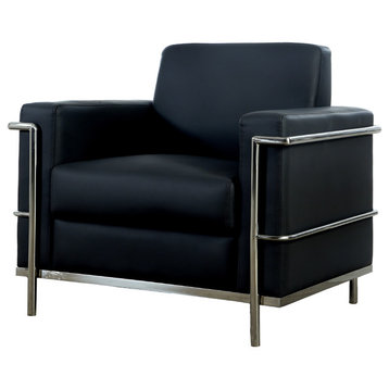 Sherry Modern Living Room Collection, Black, Accent Chair