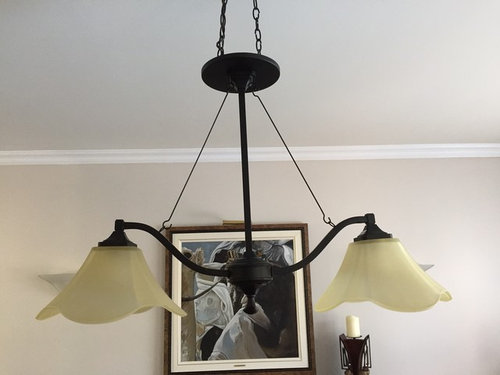Replacing Shades On Ceiling Lamps, How To Change A Ceiling Lampshade