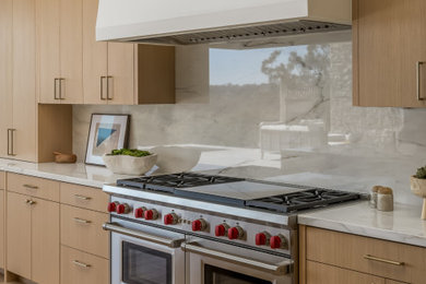 Kitchen - coastal kitchen idea in Phoenix