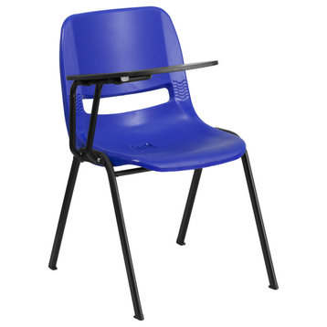 Roseto FFIF59181 23"W Metal Framed Plastic Top Classroom Desk - Blue