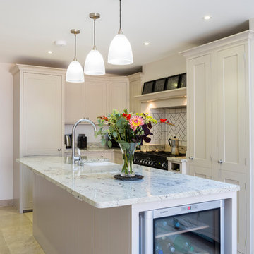 Large Prismatic Pendants in kitchen by Model Projects | Artifact Lighting