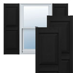Mid-America - 14 3/4"Wx63"H Mid-America Williamsburg Double Panel Vinyl Shutters - Dress up your windows with our vinyl shutters. Our selection includes the popular Cathedral Open Louver Window Shutter in varying sizes to meet your needs. The arched Cathedral top gives this standard shutter just the right amount of style to accent the exterior of your home. Our Cathedral window shutters are made of durable vinyl, one of today's most versatile exterior materials. Our vinyl Cathedral shutters are great alternatives to traditional wooden shutters. They are comparably lightweight, easy to maintain, and free of water damage, warping and peeling. Our vinyl shutters are available in a full range of rich colors, and they bring you years of enjoyment.