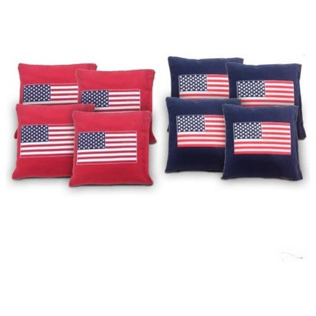 USA Flag Cornhole Bags Set of 8