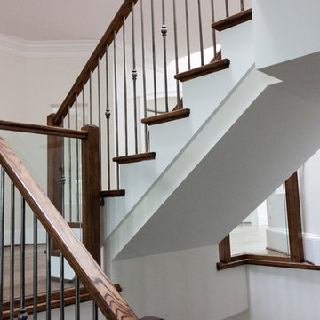Project #44 | Contemporary Staircase with Skylit Stairwell